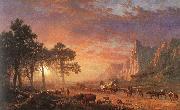 Albert Bierstadt The Oregon Trail oil